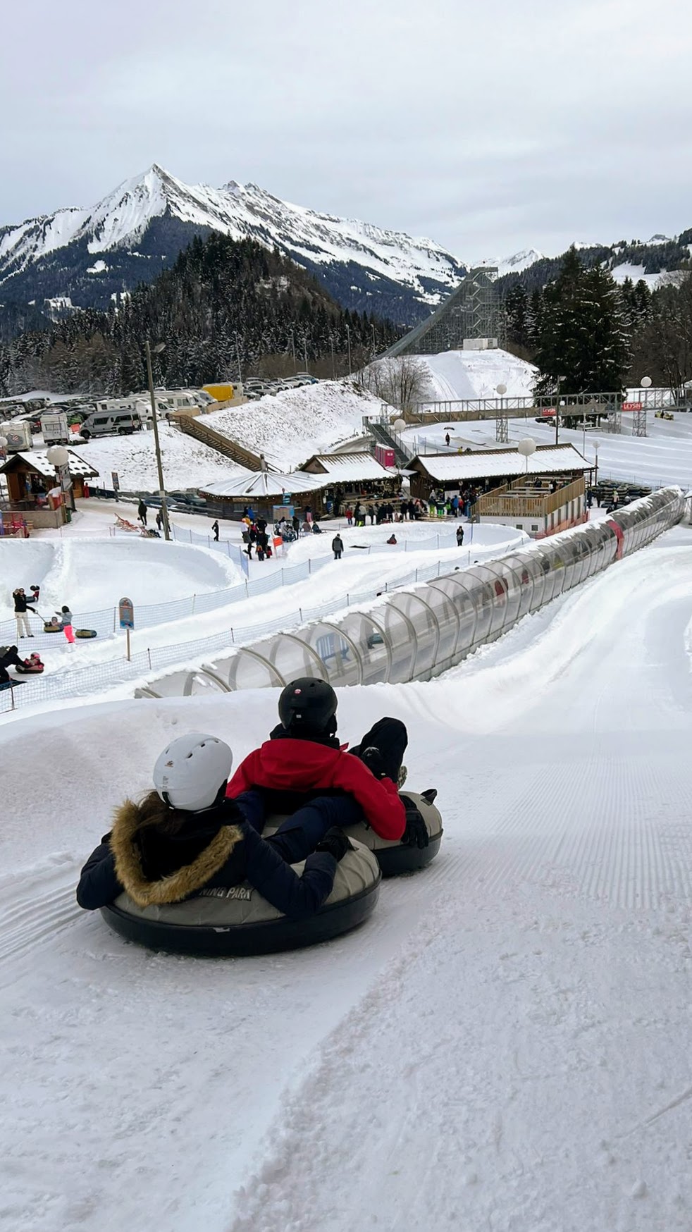 Tobogganing Park à Leysin