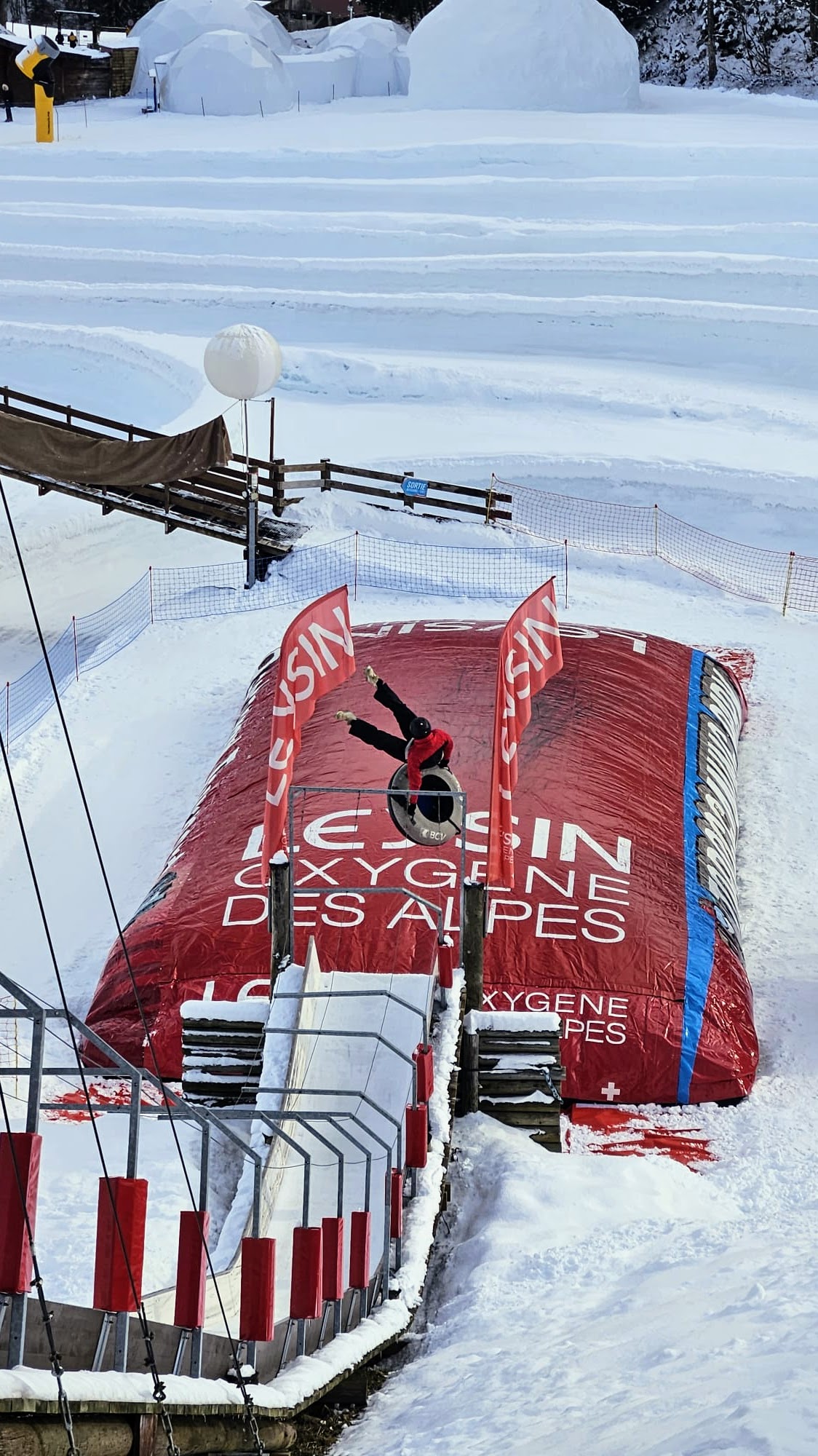 Tobogganing Park à Leysin